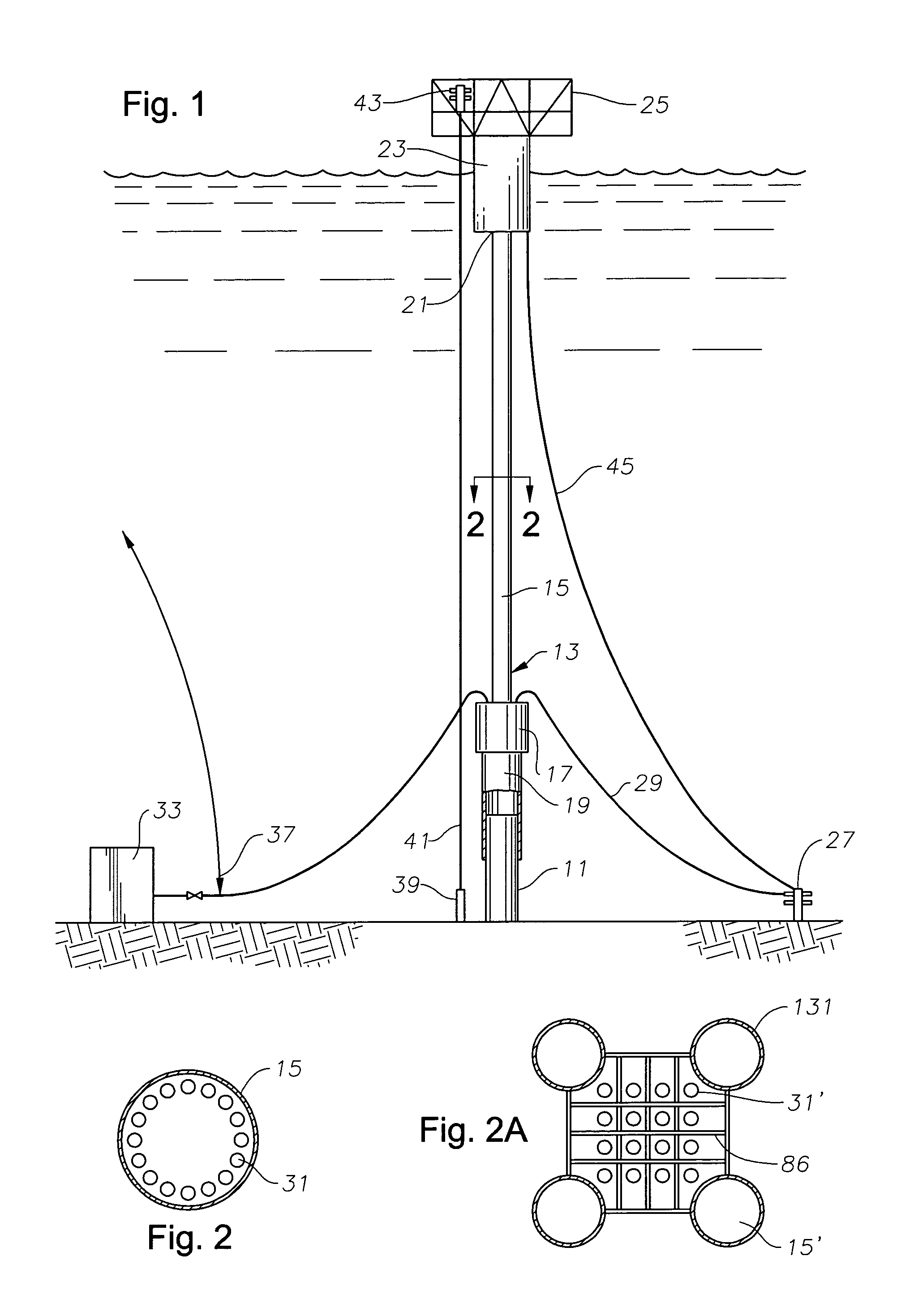 Tendon assembly for mooring offshore structure