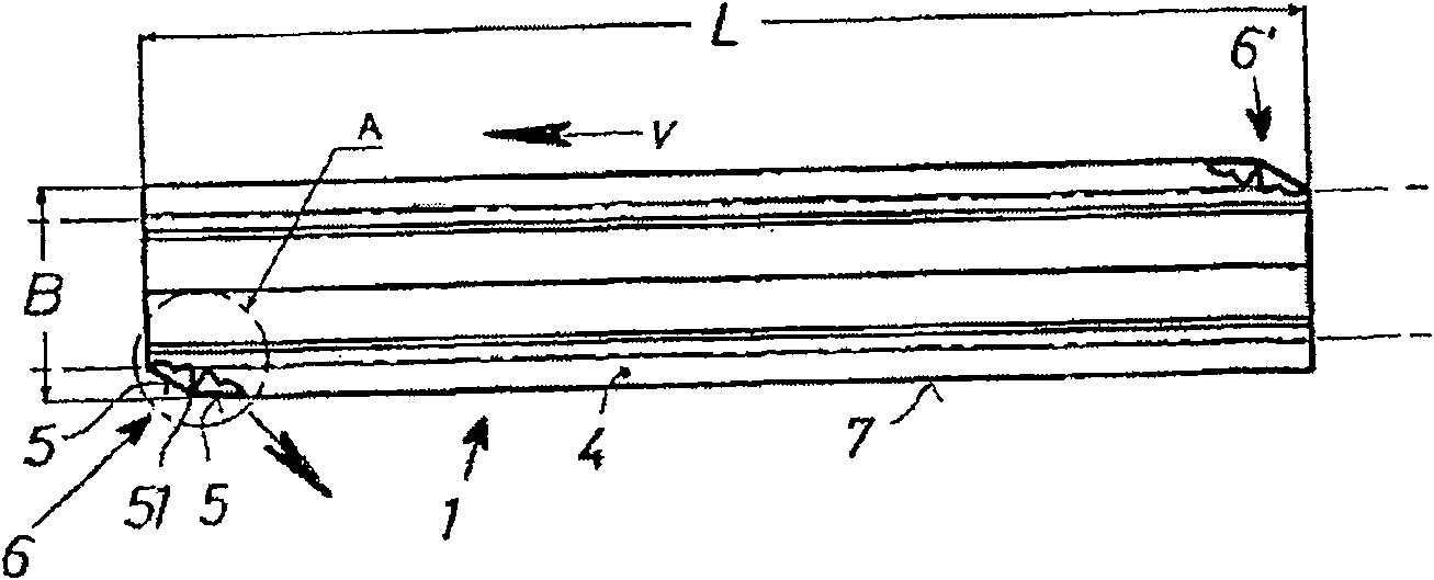 Reamer comprising a cutting plate