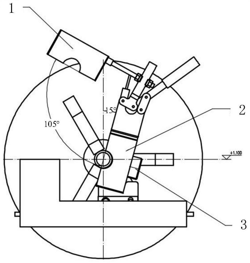 An on-line heating device for surface rolling of workpieces