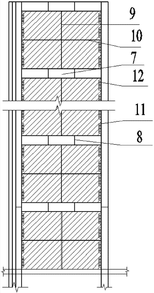 Assembled hybrid structure system applicable to high-rise residential building