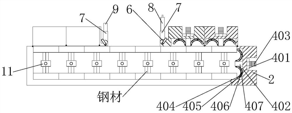 A kind of steel material manufacturing processing stacking method