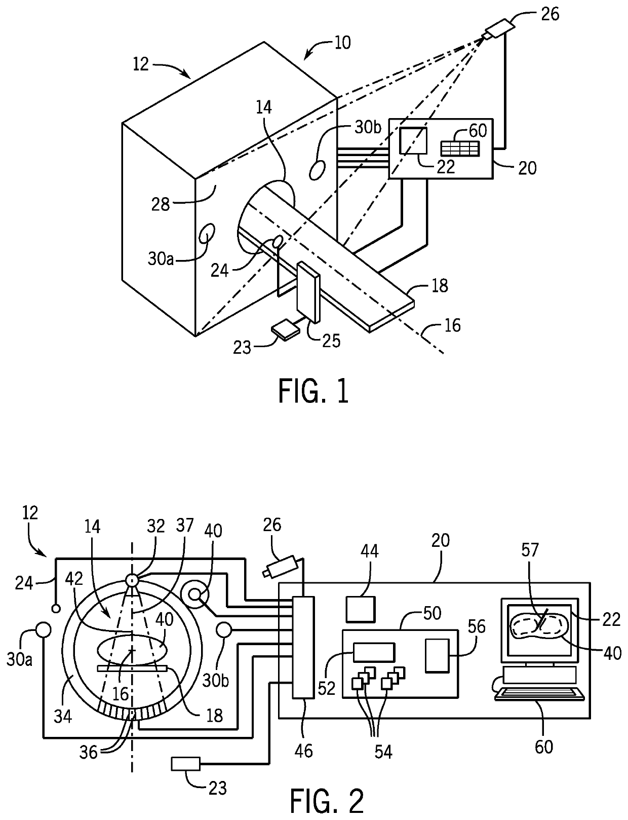 Computed tomography machine for interventional use