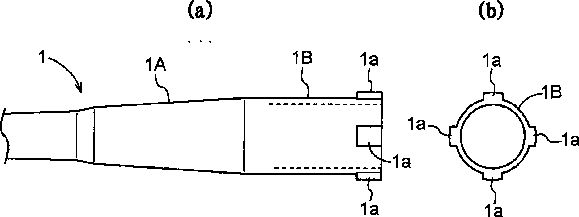 Extraction type fishing pole