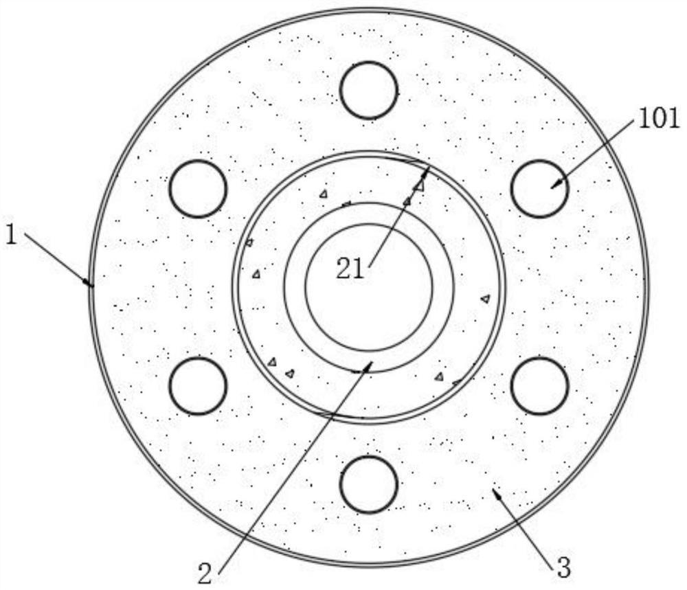 Pressure vessel flange and its processing method