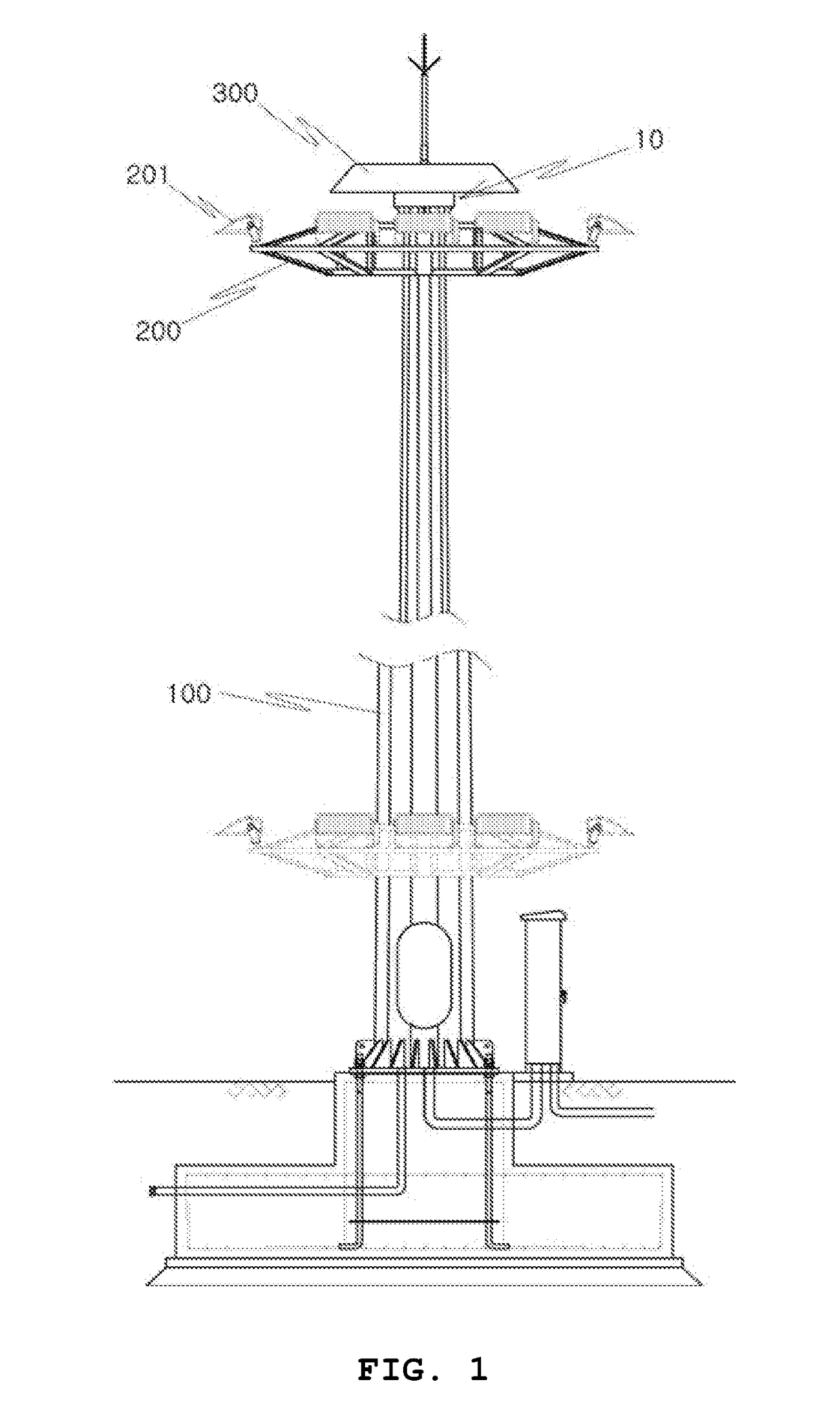 Earthquake-resistant light tower with the tuned mass damper