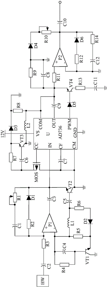 LED double-control-type energy-saving control system