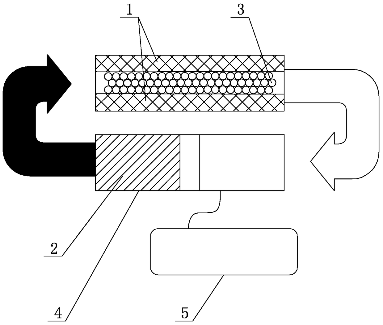 A vehicle window with adjustable transmittance and a thermal control system for the vehicle window