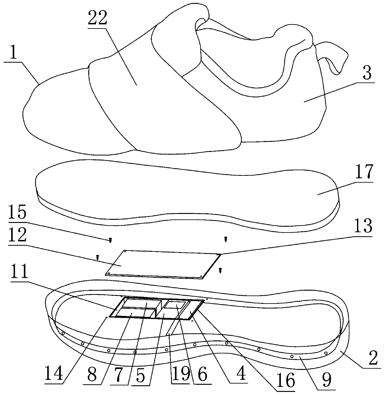 Somatosensory intelligent shoes