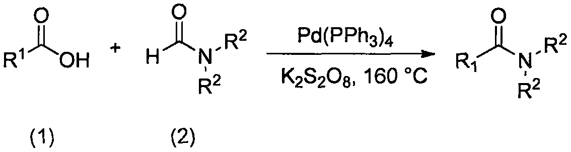 A pd (pph  <sub>3</sub> )  <sub>4</sub> Catalytic synthesis of amides