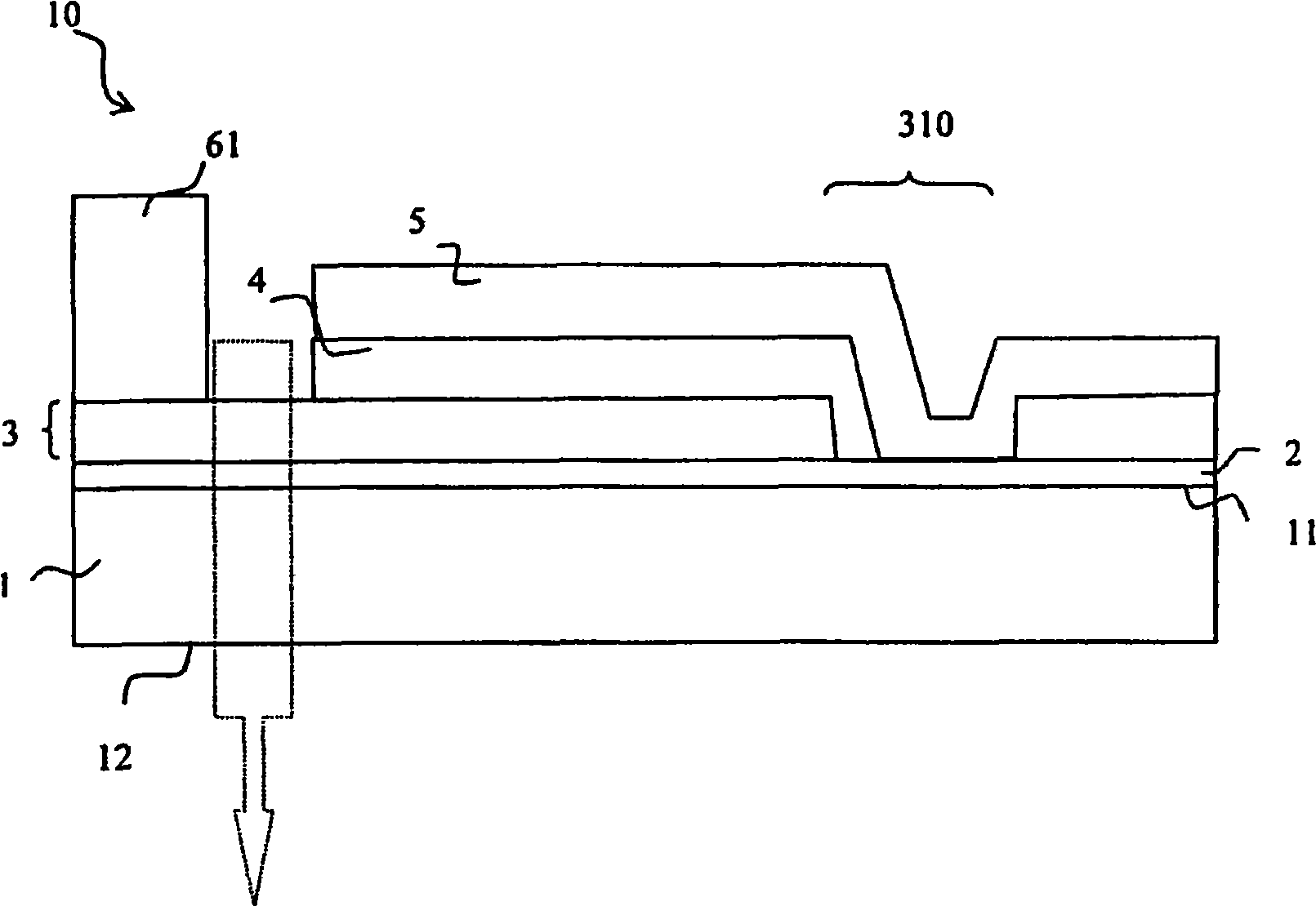 Substrate for an organic light-emitting device, use and process for manufacturing this substrate, and organic light-emitting device