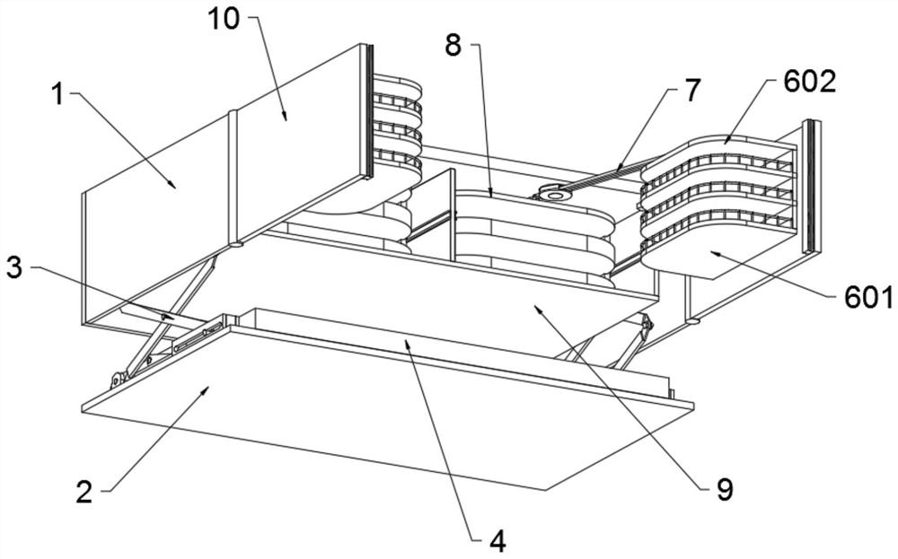 Multifunctional smart home storage device based on smart furniture