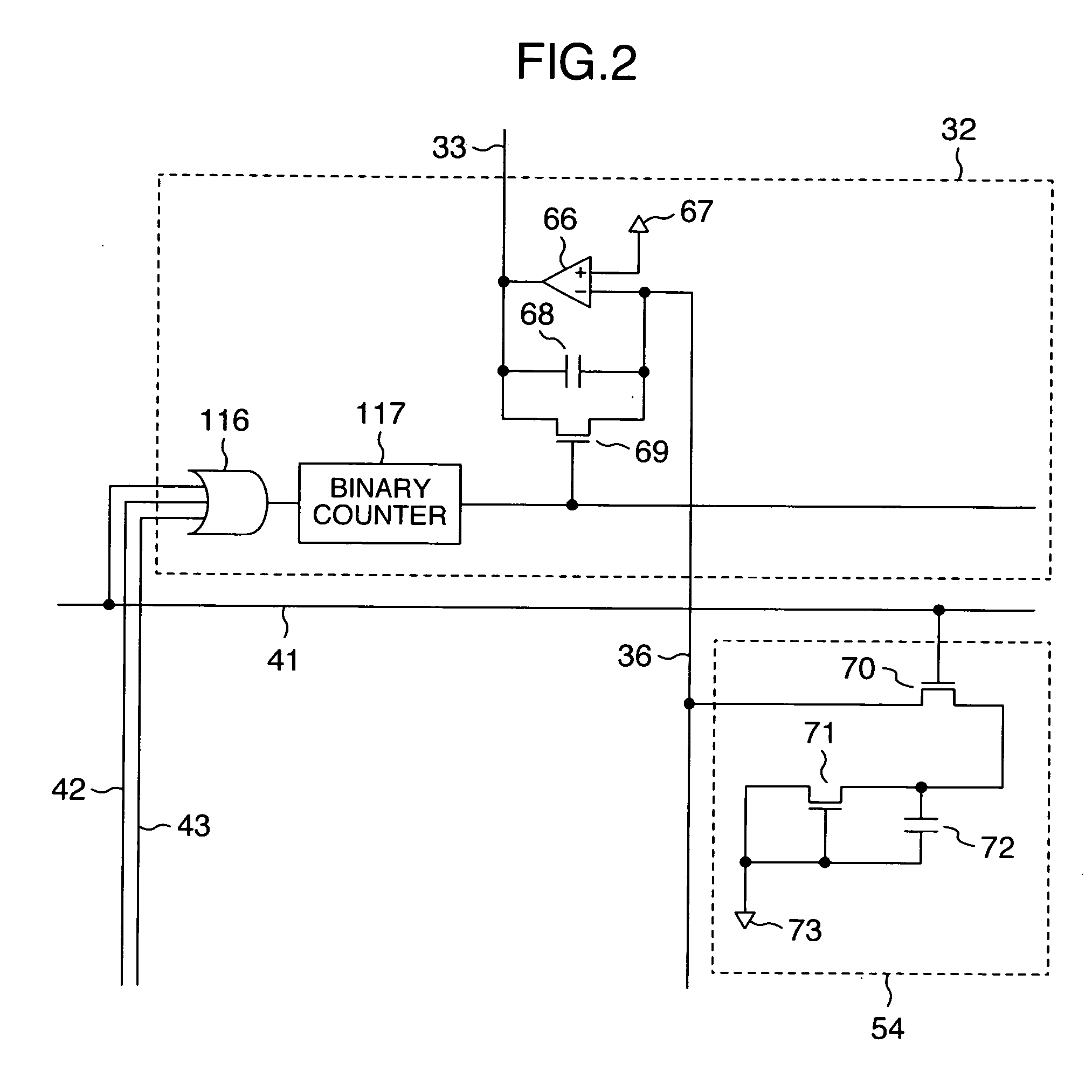 Display device with a touch screen