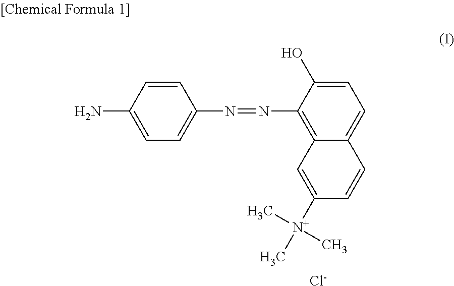 Dye composition for hair dyeing and method for producing the same