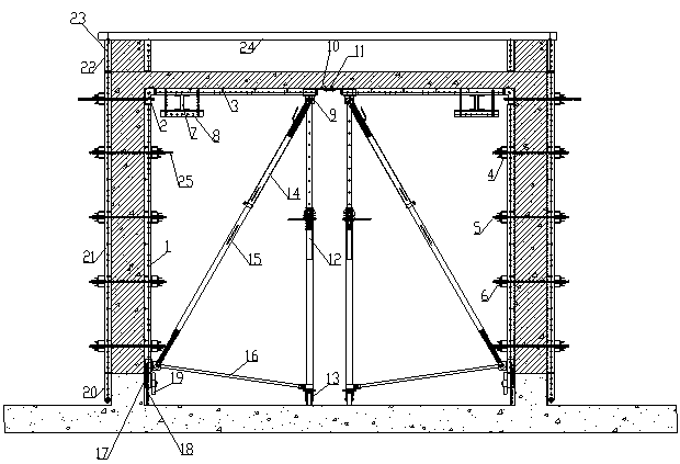 Integrally movable aluminum alloy formwork system and operation method