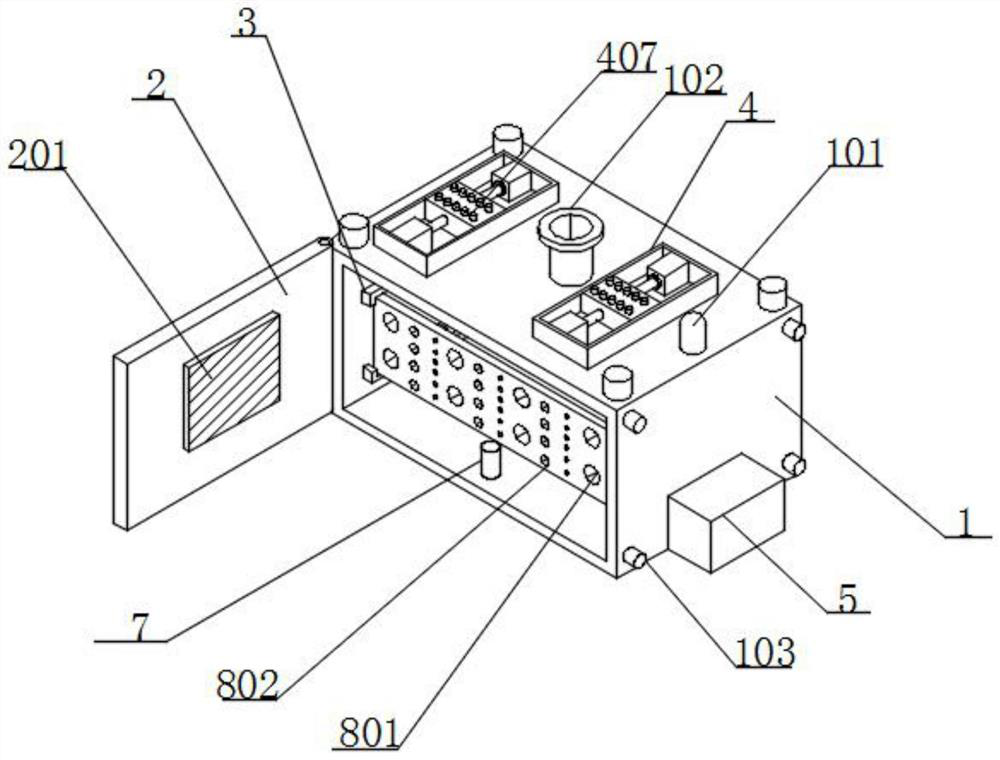 Novel electrode structure device of electrolytic hypochlorous acid generator