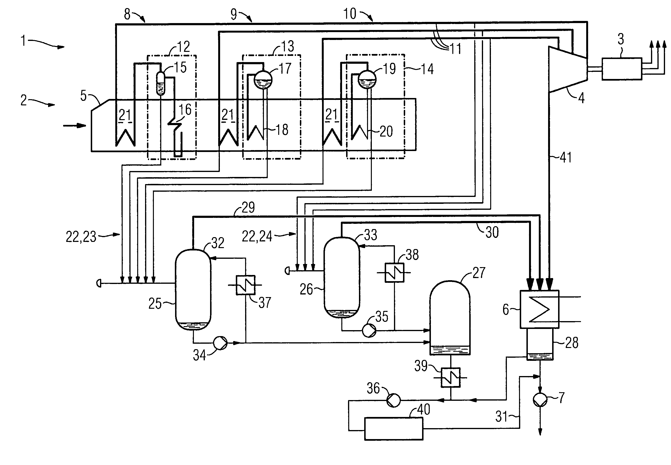Method for operating a steam power plant, particularly a steam power plant in a power plant for generating at least electrical energy, and corresponding steam power plant