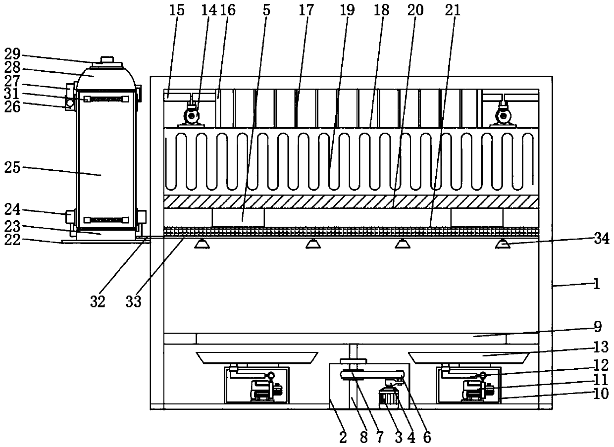 A medical device disinfection and drying equipment