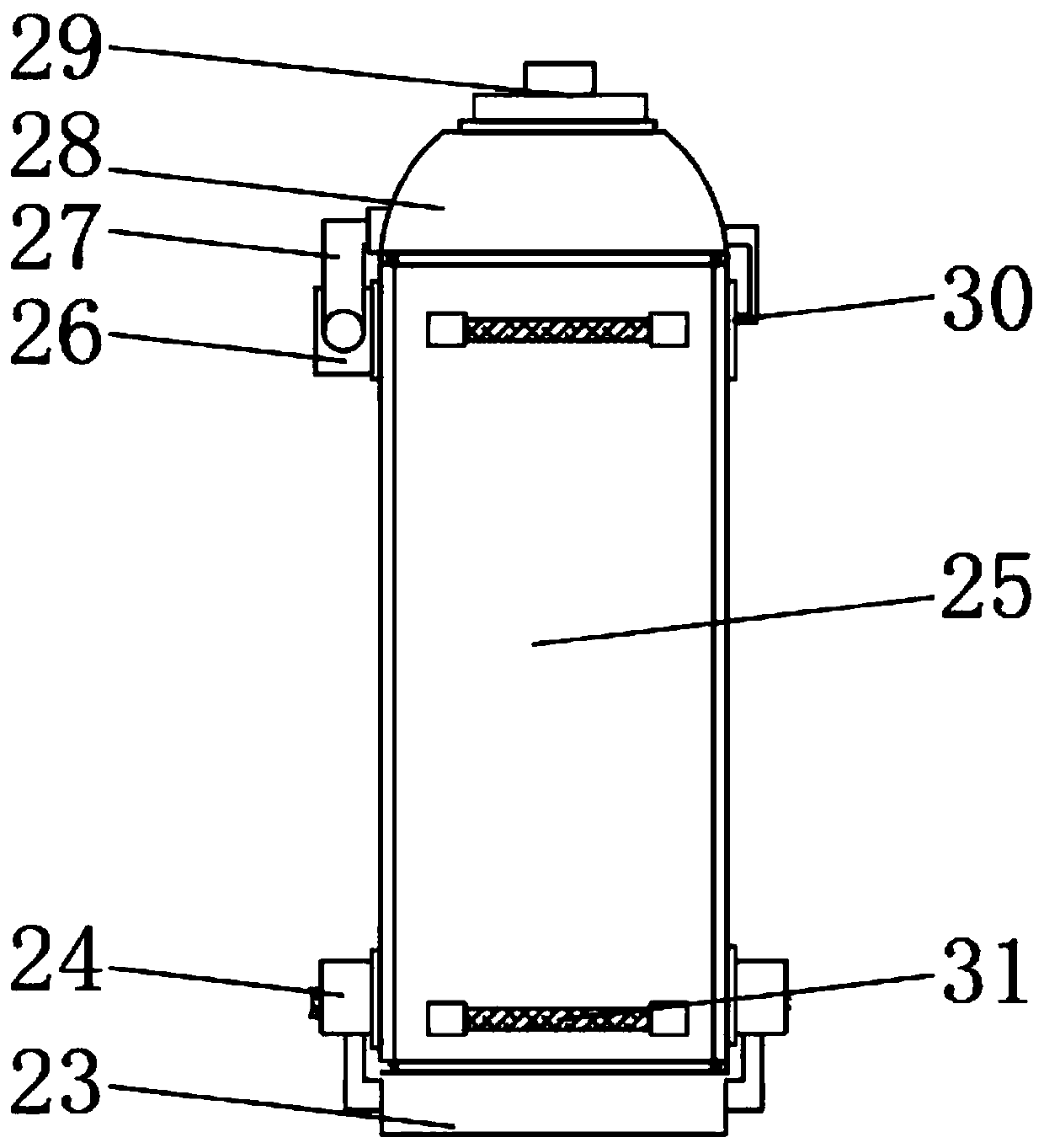 A medical device disinfection and drying equipment