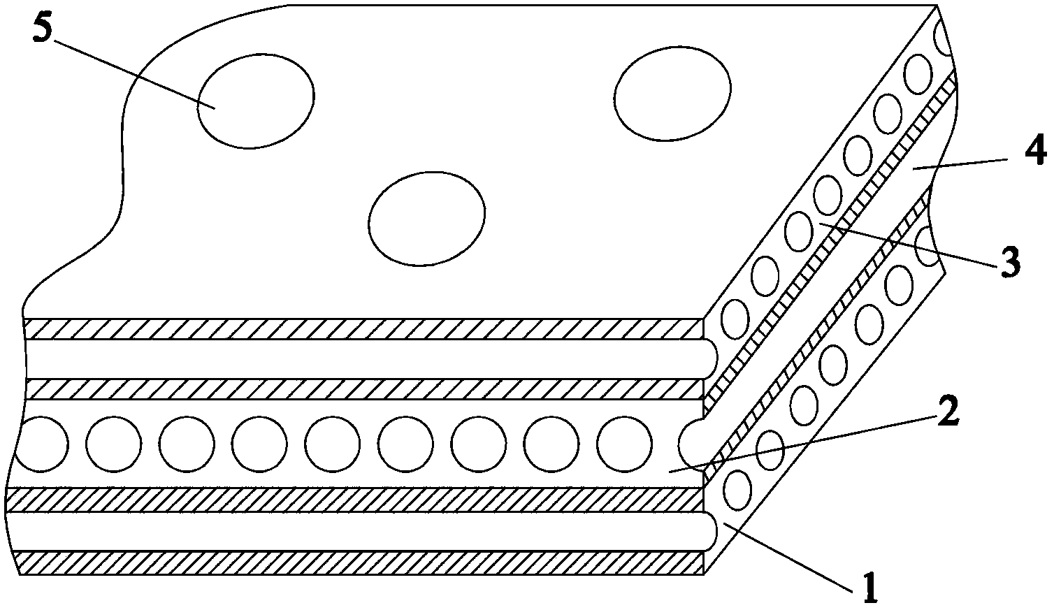 Porous sound absorption material and processing method thereof