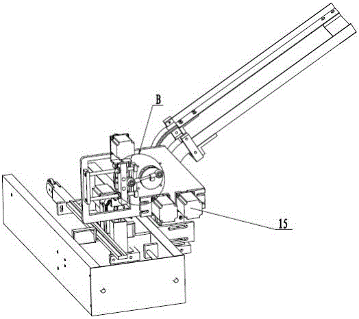 Unloading device of knife, fork and spoon packaging machine