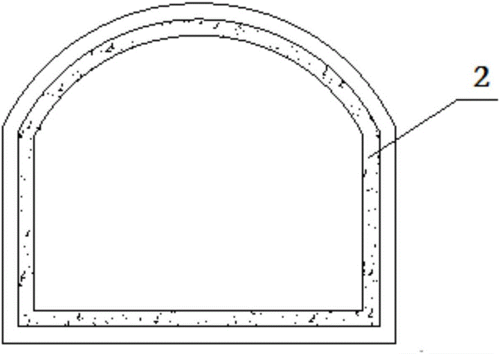 Tunnel backfill method utilizing vesicle mixing light soil