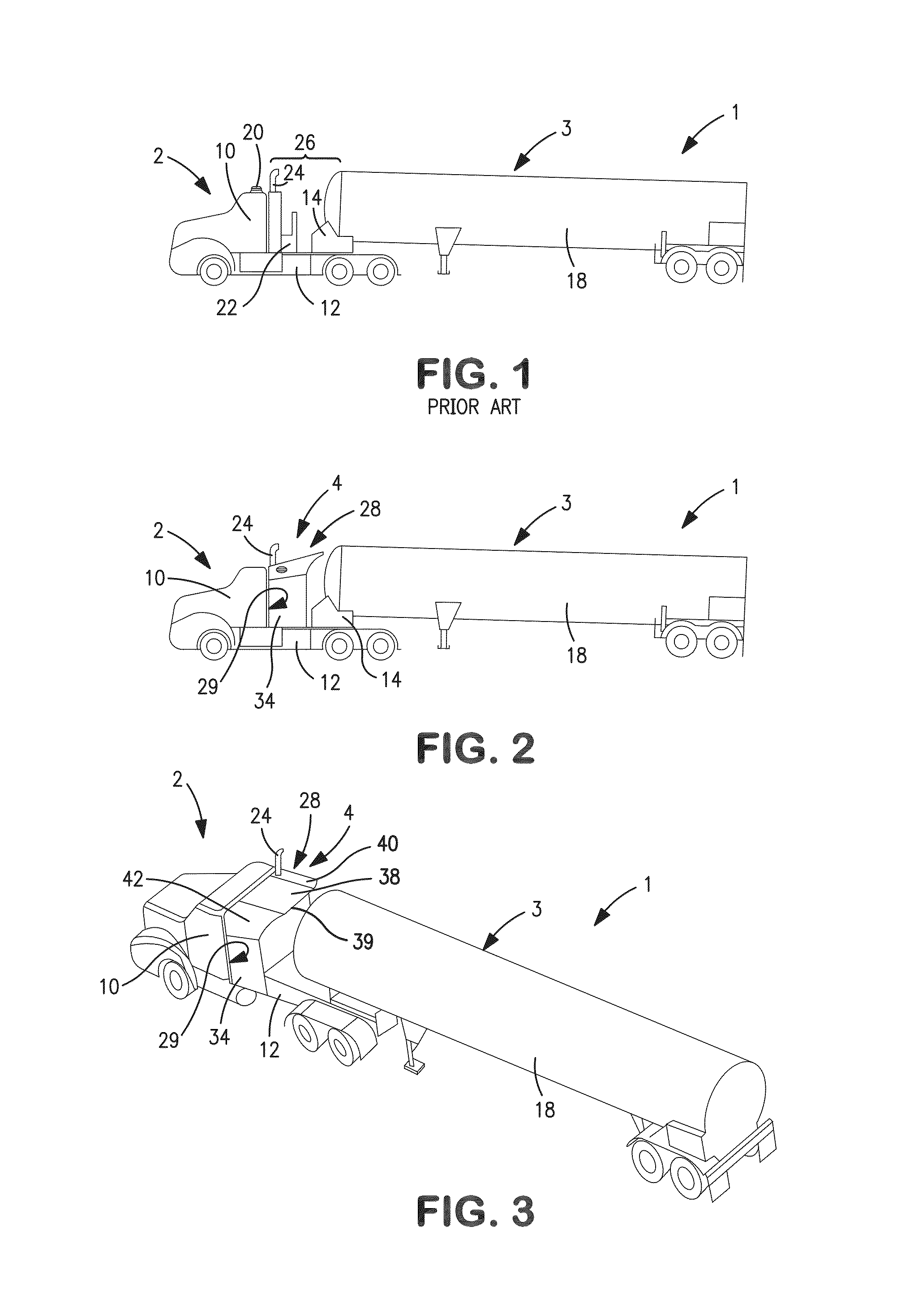 Gap fairing for a tractor-trailer