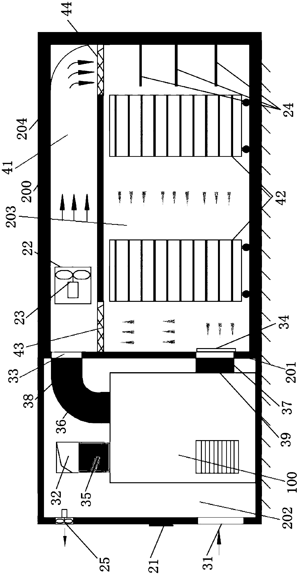 Intelligent-drying flexible equipment all-in-one machine