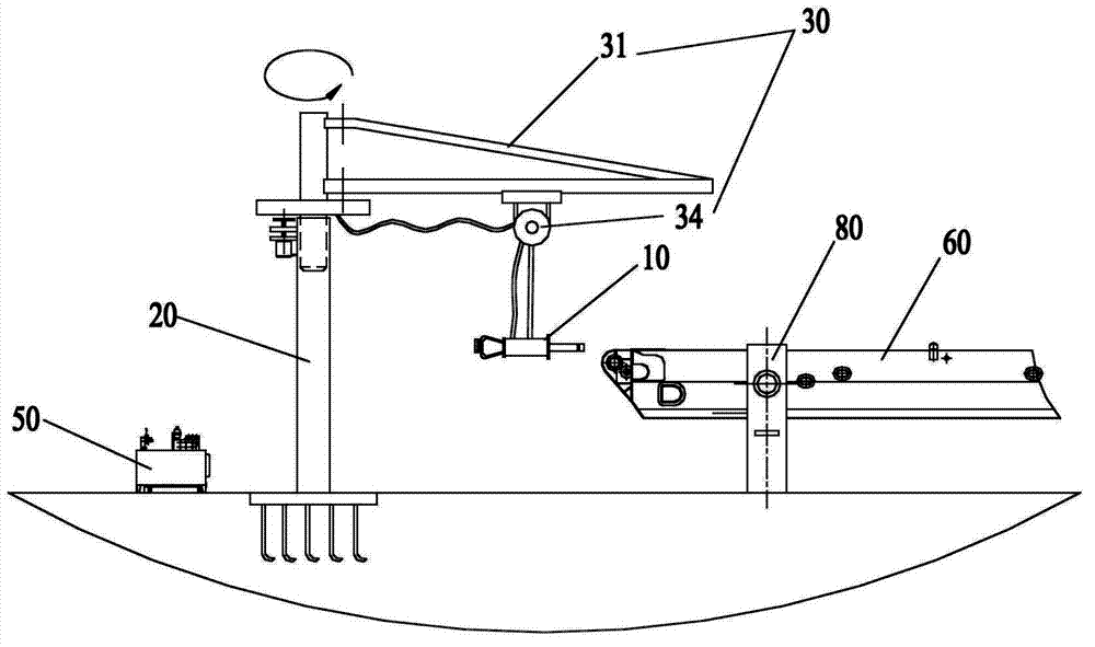 Press mounting oil cylinder and press mounting equipment