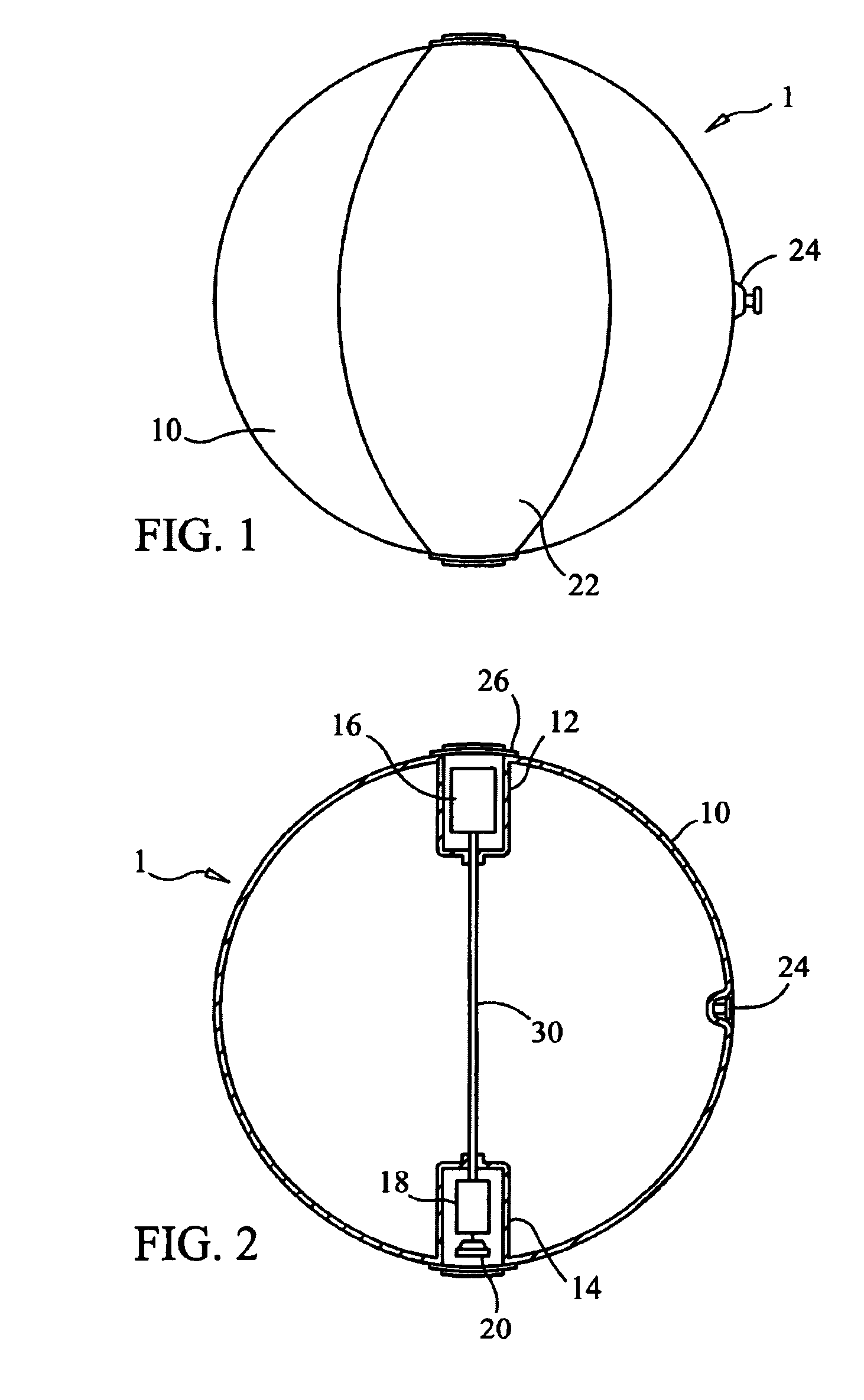Sound and light emitting inflatable ball