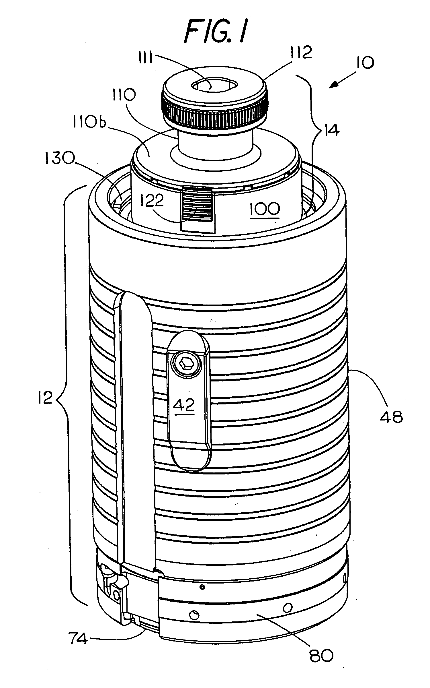 Punch device with adjustment subassembly as retrofit insert or as original equipment