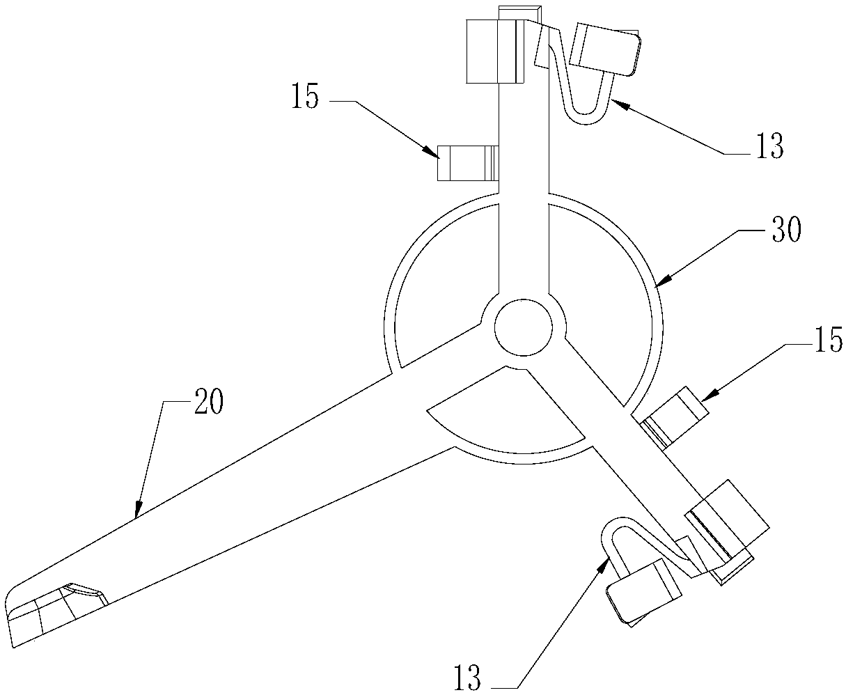 Vehicle-mounted lock fastener structure