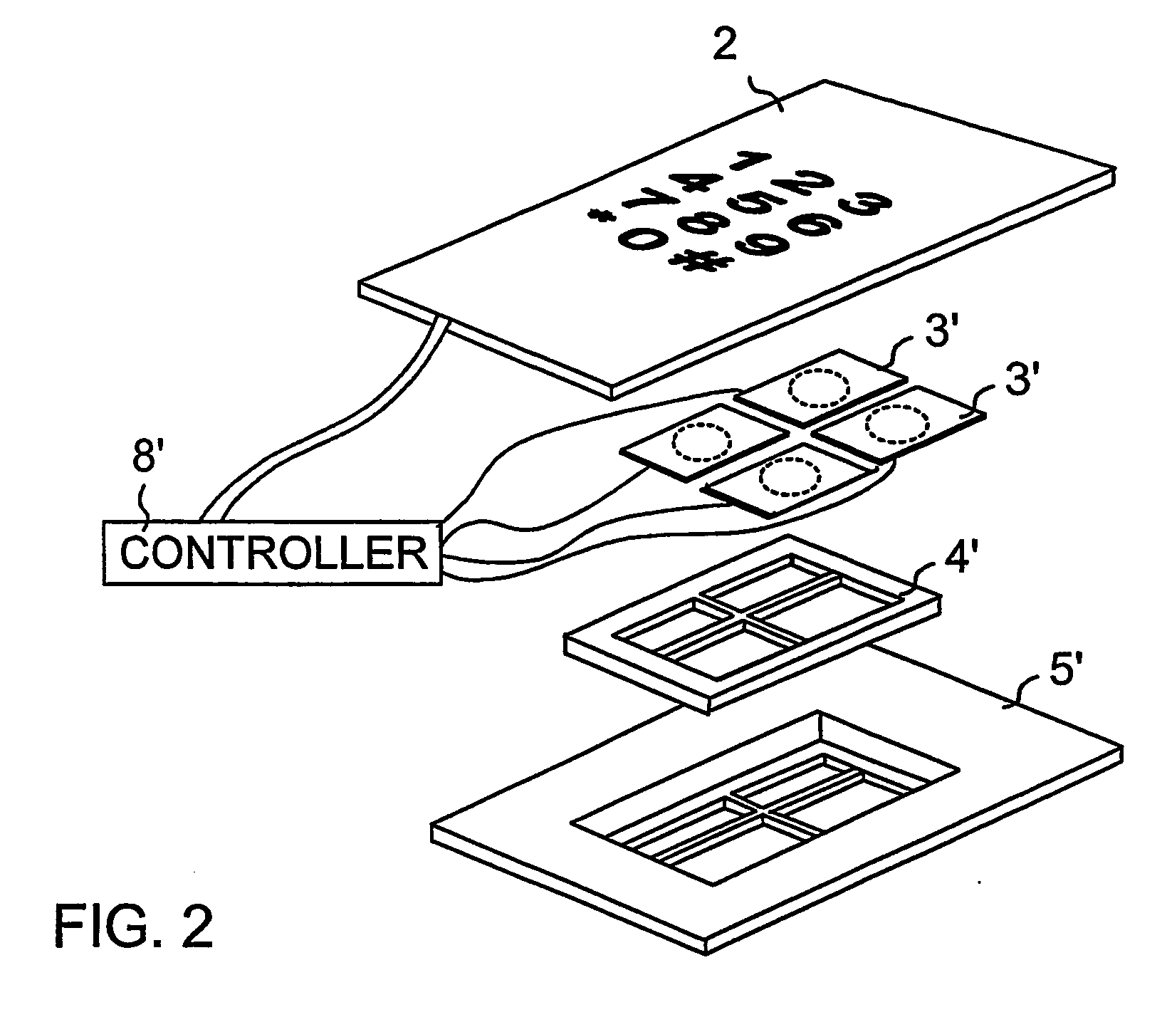 Piezoelectric user interface