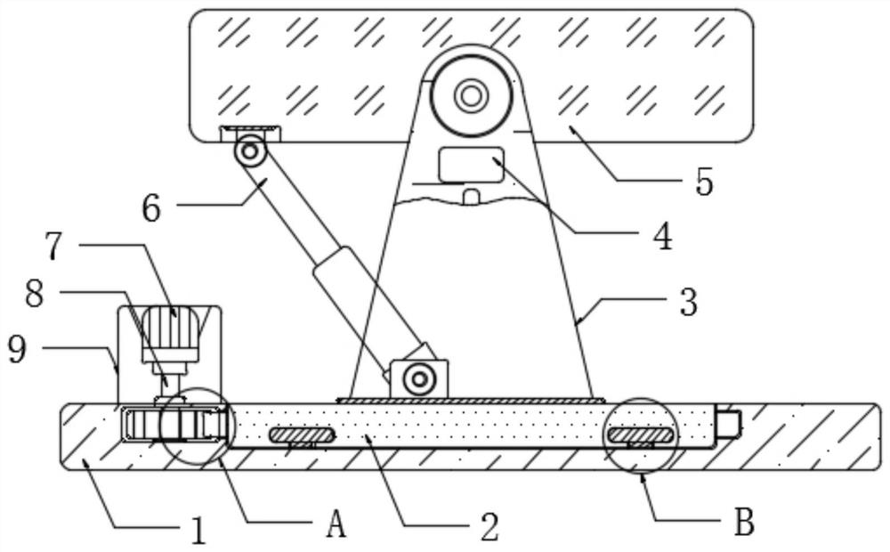 Tilting device of tilting type casting machine