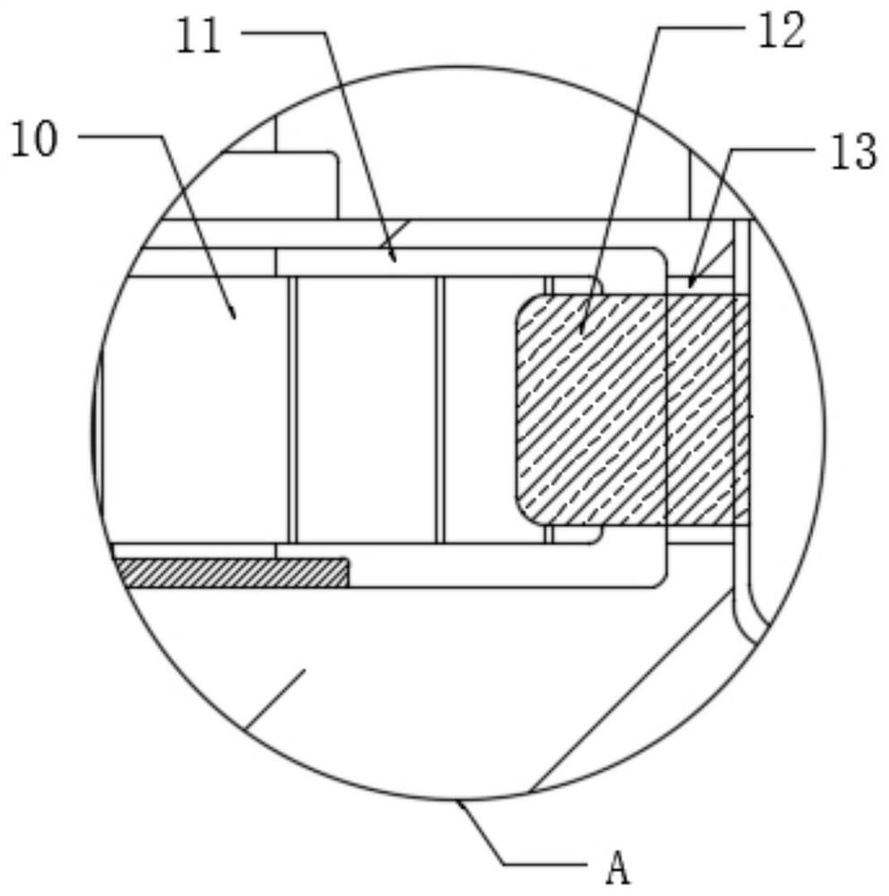 Tilting device of tilting type casting machine