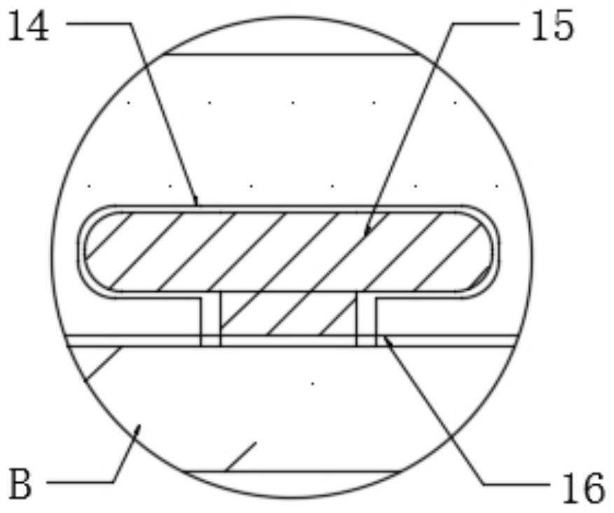 Tilting device of tilting type casting machine