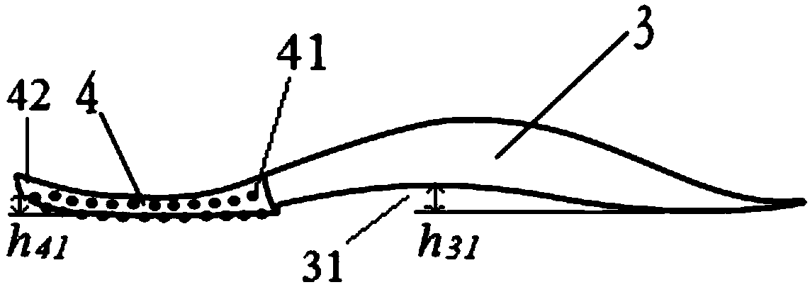 Insole with independent supporting of inner and outer foot arches and preparation method thereof