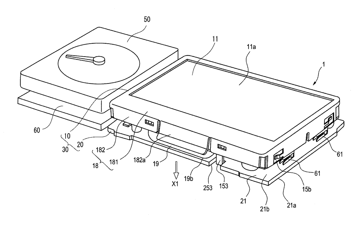 Vehicle instrument device