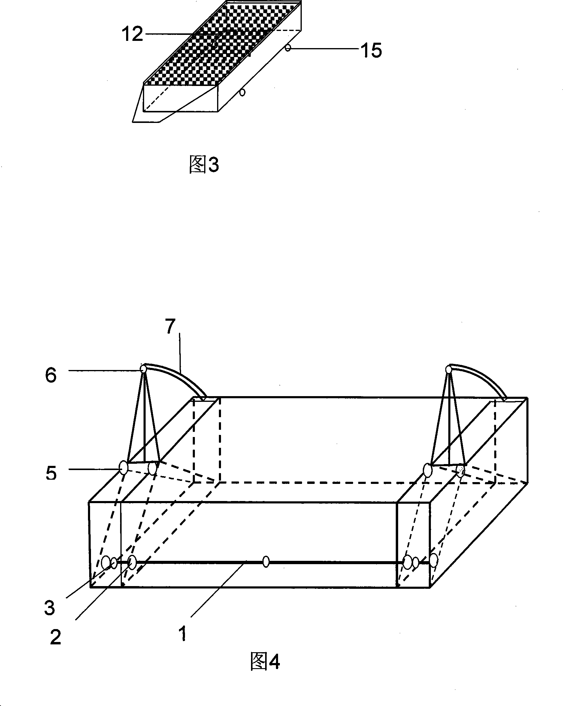Test device for simulating ecological rock mechanical slope protection under rainfall precipitation condition