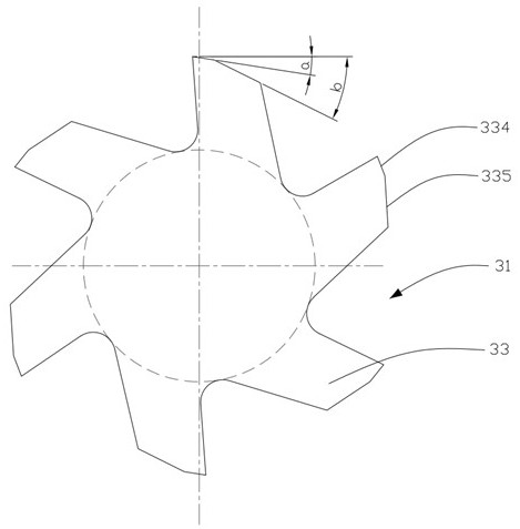 A kind of multi-blade T-shaped tool and its processing method