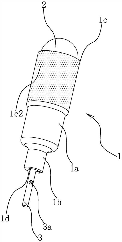 Needle and its installation method