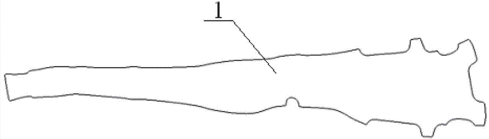 Location method of curved-edge blank formed by hot stamping