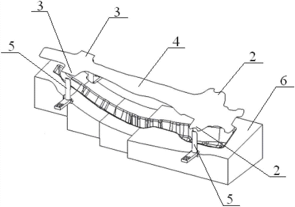 Location method of curved-edge blank formed by hot stamping