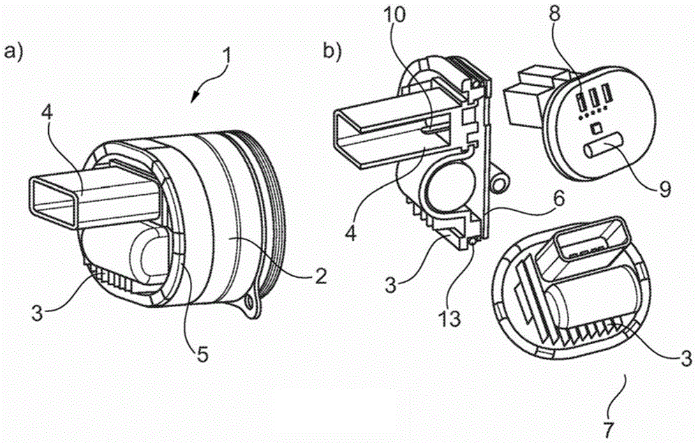 Electric motor having an electronic module, preferably an electrically-commutated motor