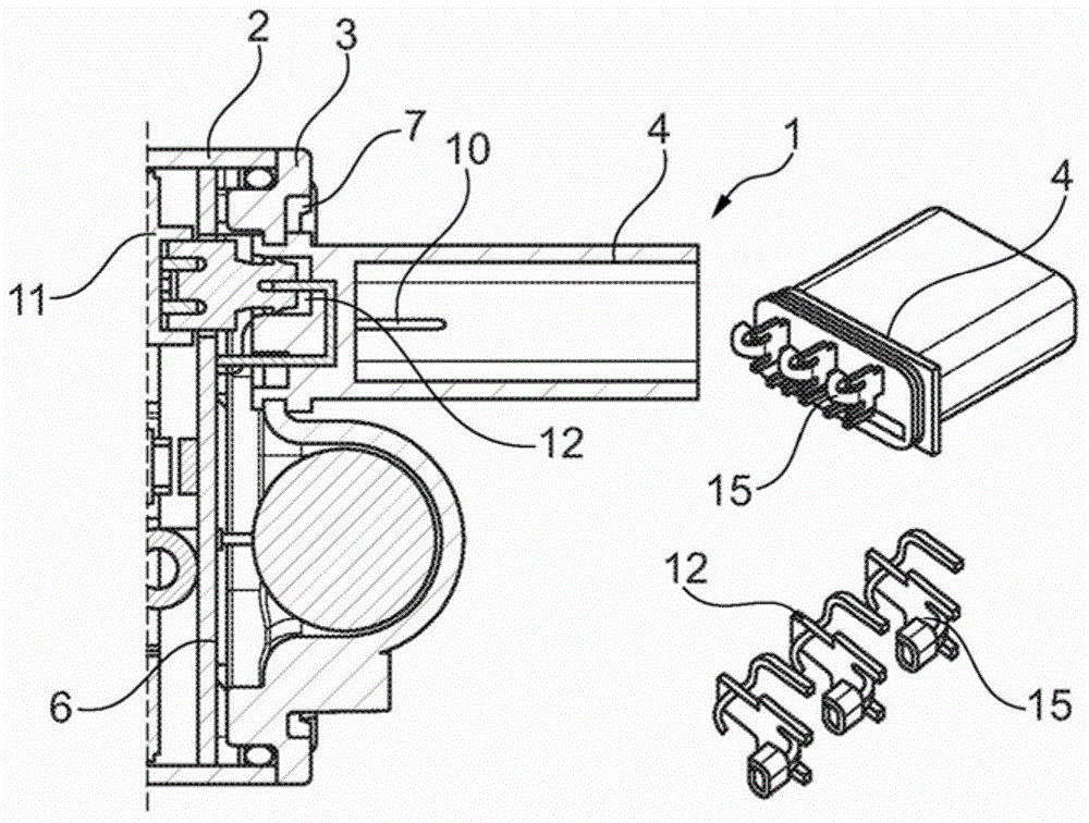 Electric motor having an electronic module, preferably an electrically-commutated motor
