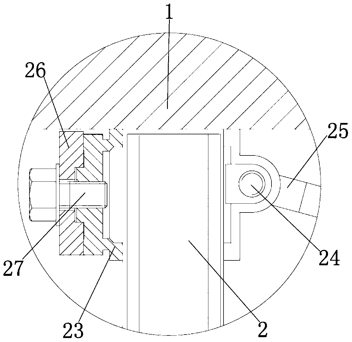 Adjustable sludge cleaning device for sludge drying system