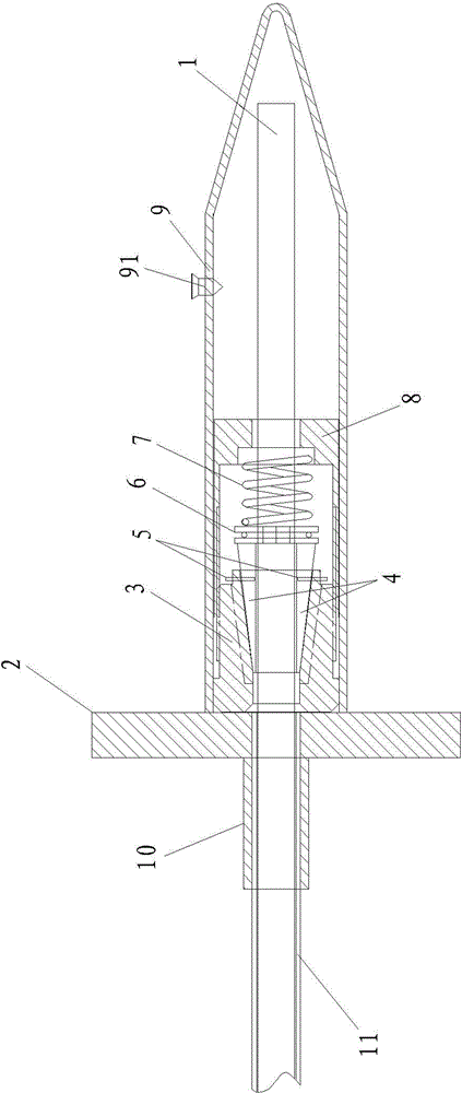 Detachable recovery-type anchorage device and use method for same