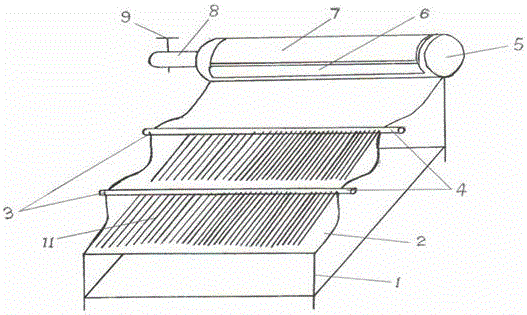 Movable schizothorax taliensis oviposition bed and application method thereof