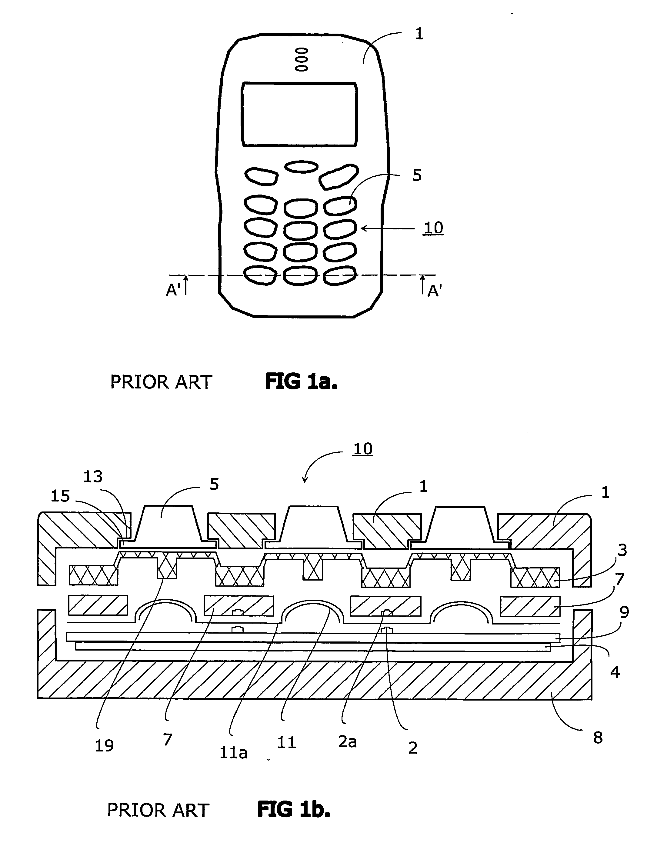 Keyboard with key supporting structure for portable electronics devices