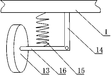 Rotating bucket oil cylinder hoisting bracket