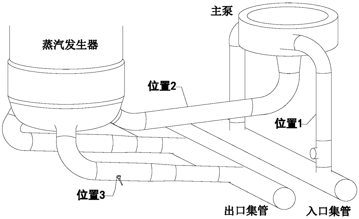 Heavy water reactor main pipeline branch pipe connector surfacing repairing structure